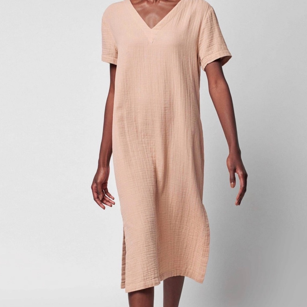 Organic cotton faherty midi dress